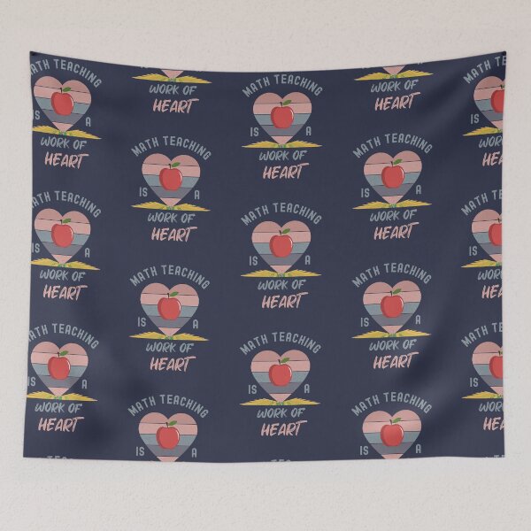 Item preview, Math Teaching is a Work of Heart designed and sold by Dorkification.