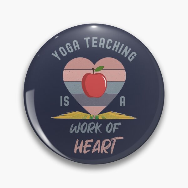 Item preview, Yoga Teaching is a Work of Heart designed and sold by Dorkification.