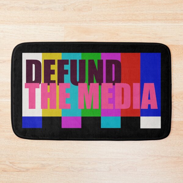 Item preview, Defund the media designed and sold by Jaime Brash.