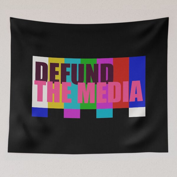Item preview, Defund the media designed and sold by Jaime Brash.