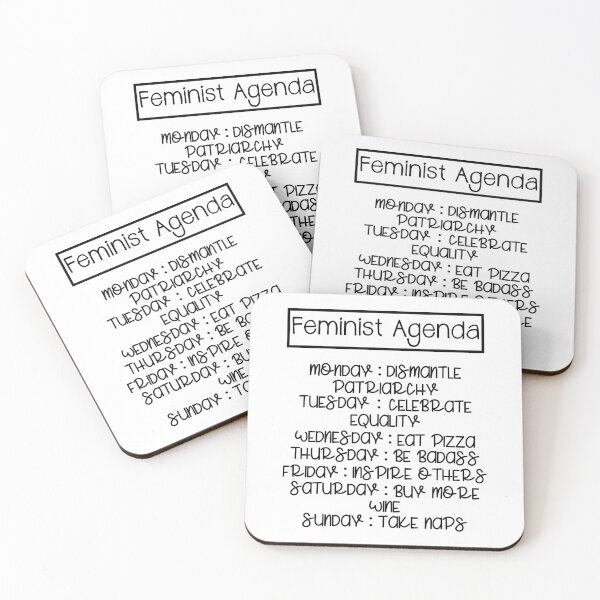 Item preview, Feminist Agenda designed and sold by mamasbesties.