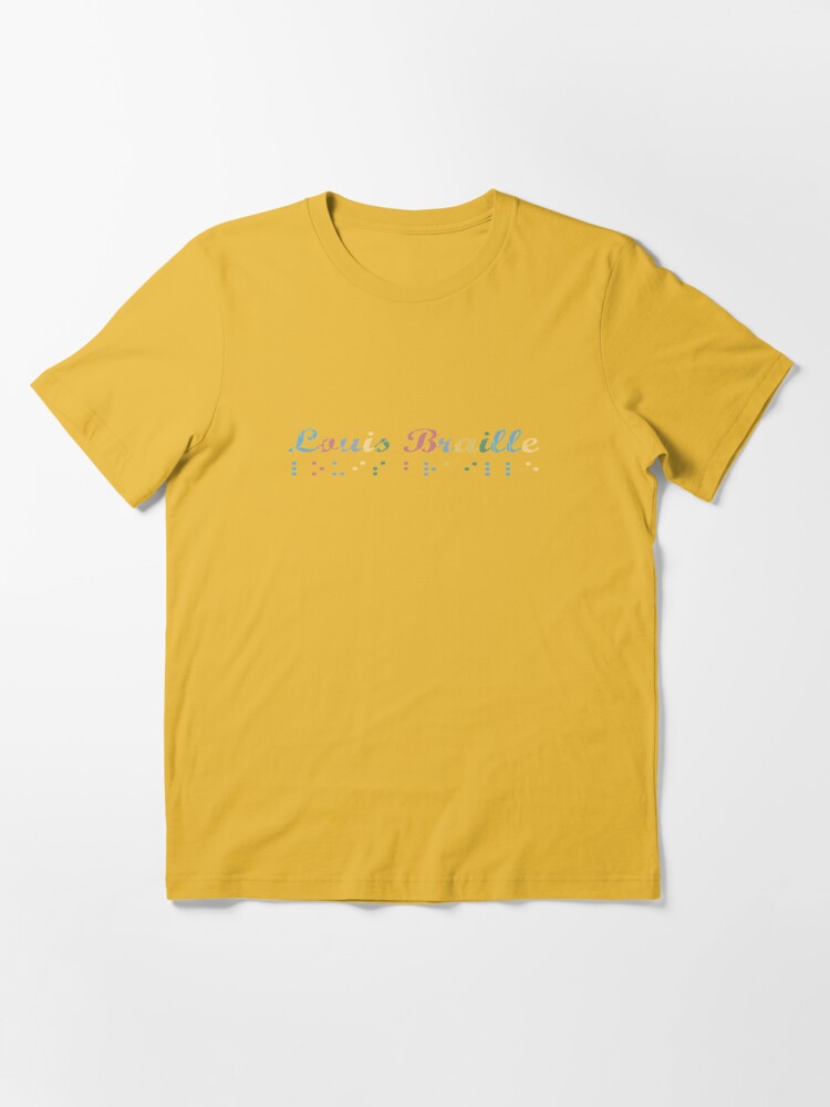  Louis Braille Founder t-shirt : Clothing, Shoes & Jewelry