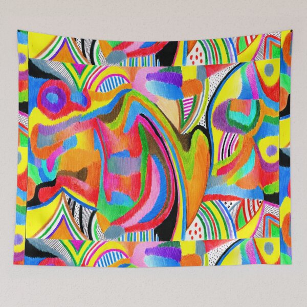 Item preview, Quantum Extrasensory Cleromancy (abstract art) designed and sold by (b)ananartista SBUFF.
