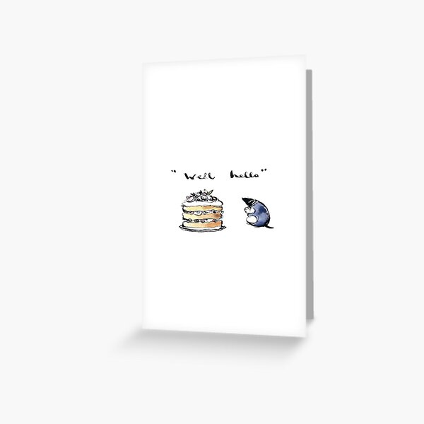 charles mackesy well hello art Greeting Card