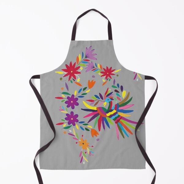 Item preview, Mexican handmade embroidery multicolor otomí tenango bird and flowers designed and sold by T-Mex.