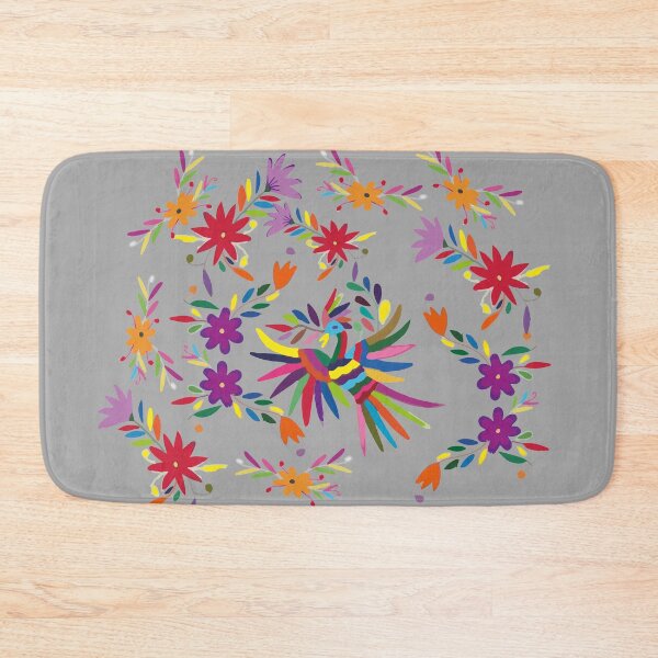 Item preview, Mexican handmade embroidery multicolor otomí tenango bird and flowers designed and sold by T-Mex.
