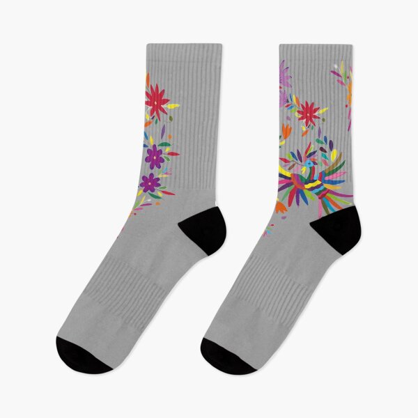 Item preview, Mexican handmade embroidery multicolor otomí tenango bird and flowers designed and sold by T-Mex.