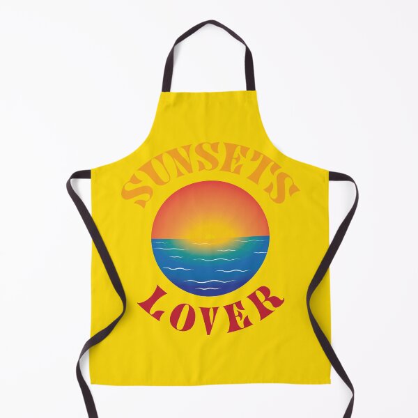 Item preview, SUNSETS LOVER colorful- yellow background designed and sold by KLINESTORE.