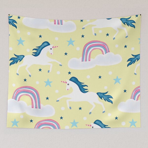 Item preview, Unicorn Illustration Pattern  designed and sold by MarcSabuncu.