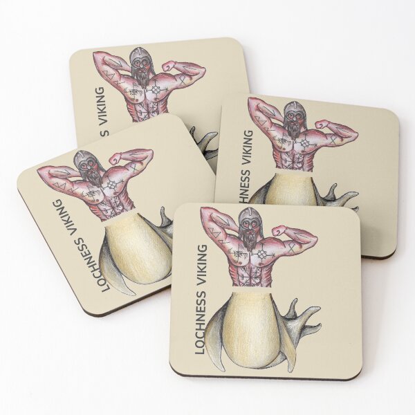 Item preview, LOCHNESS VIKING by FrankenDuo wheatfield brown white designed and sold by FrankenDuo.