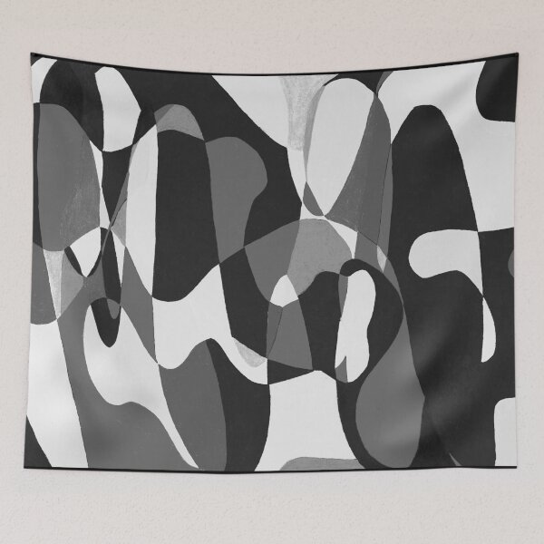 Item preview, Black, White and Gray Abstract designed and sold by Anthony Macaluso.