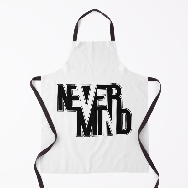 Item preview, Graphical NEVER MIND Typography designed and sold by AwesomeTrends.