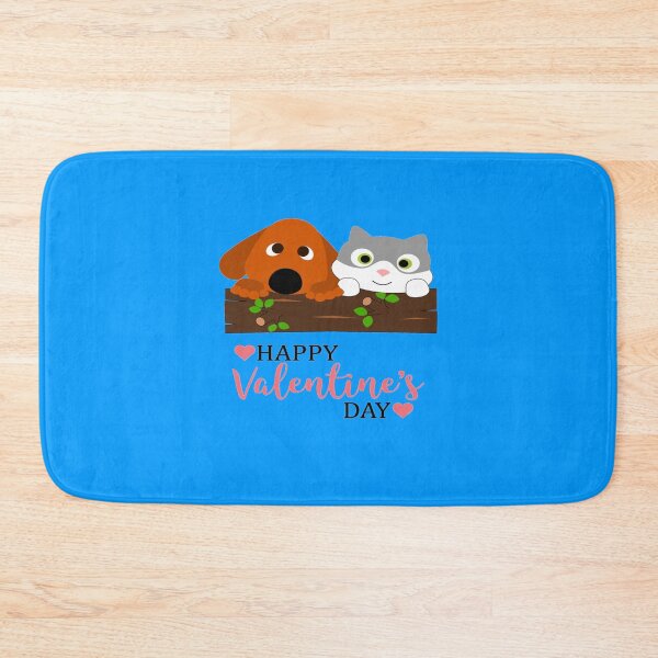 Item preview, Valentine cat and dog love designed and sold by pedroserpa.