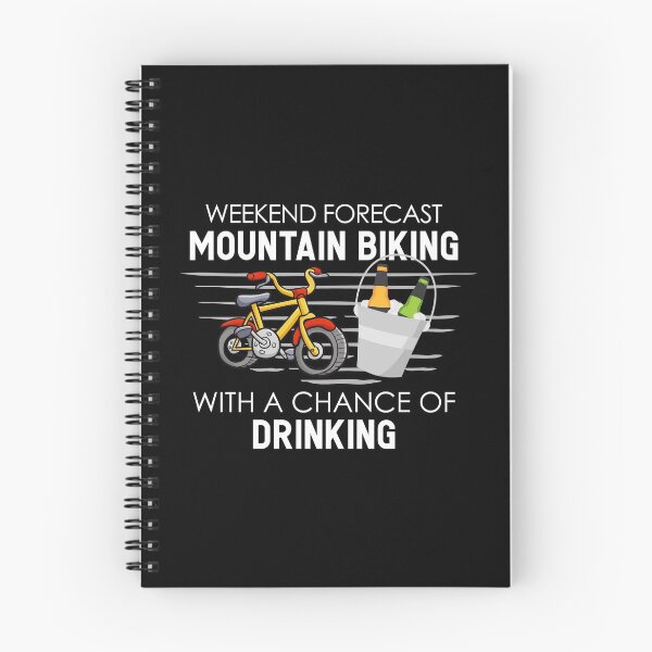 Item preview, Funny Mountain Bike Weekend Forecast MTB designed and sold by OneMTB.