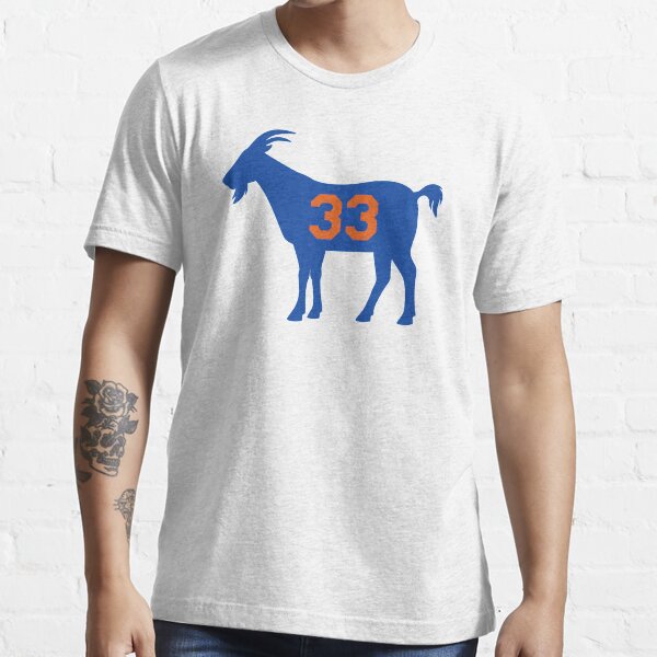 New York Men's Cotton T-Shirt New York Throwbacks New York GOAT 3 WHT