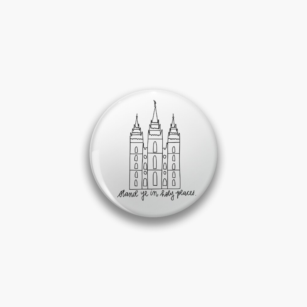 Salt Lake City LDS Temple Stand Ye in Holy Places