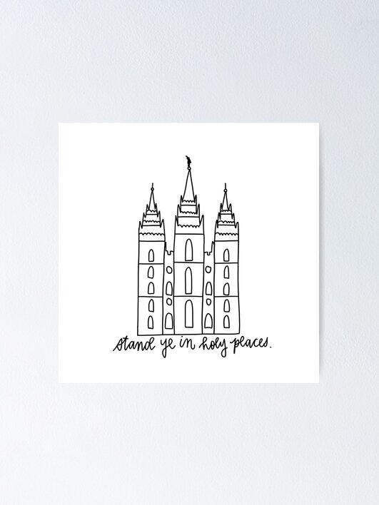 その他 Stand Ye in Holy Places: The Salt Lake Temple [DVD] fposter,x_small,wall_texture,