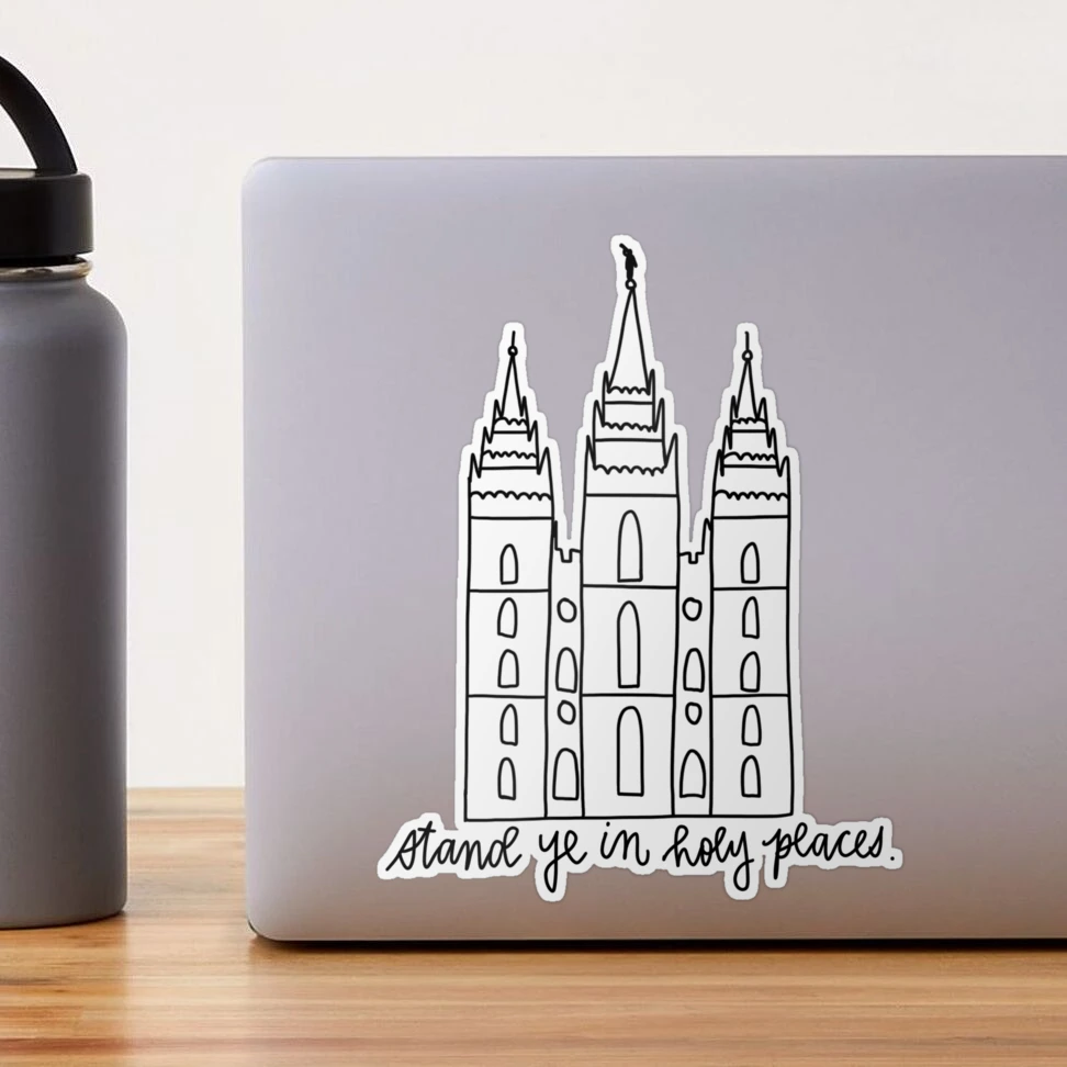 Salt Lake City LDS Temple Stand Ye in Holy Places