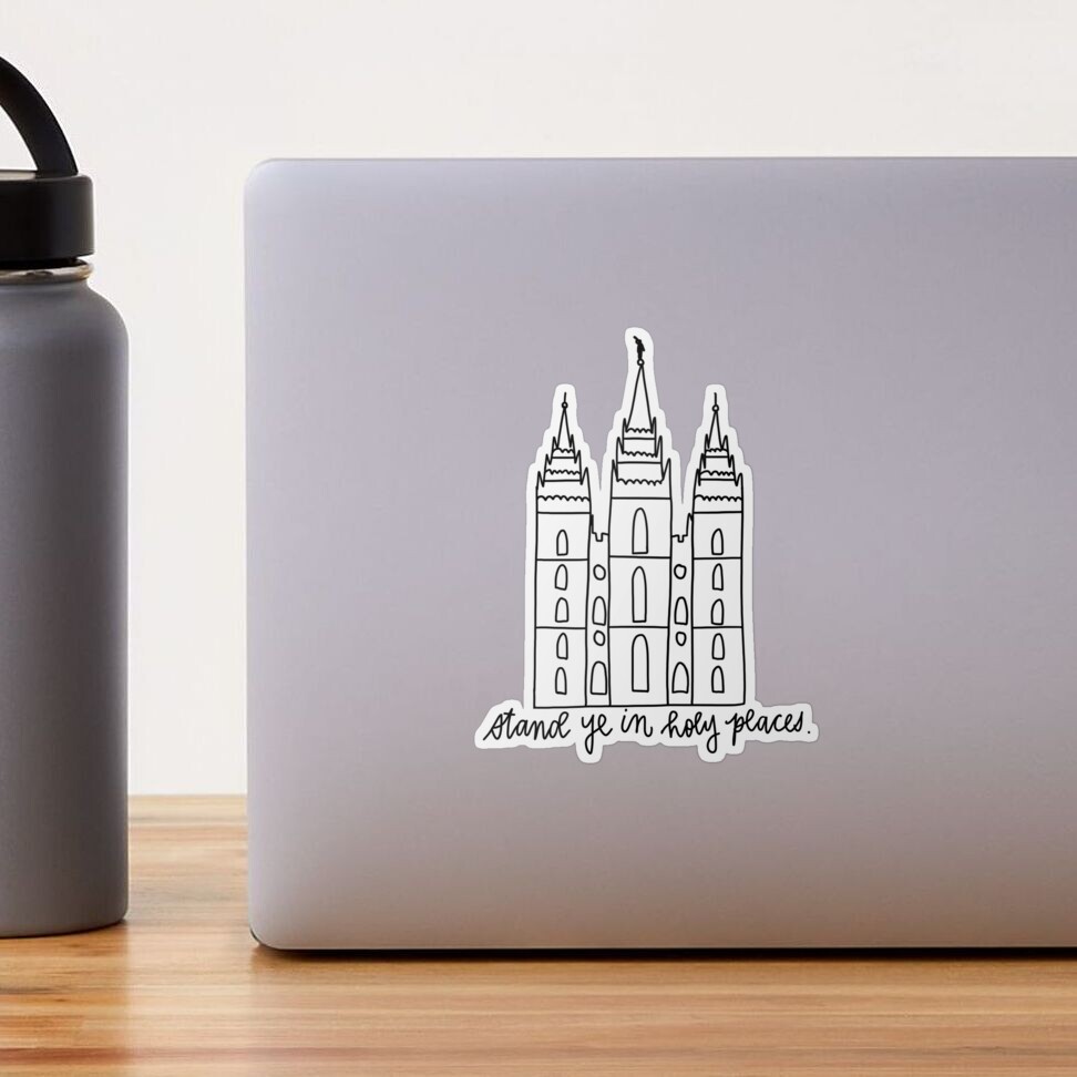 Salt Lake City LDS Temple Stand Ye in Holy Places