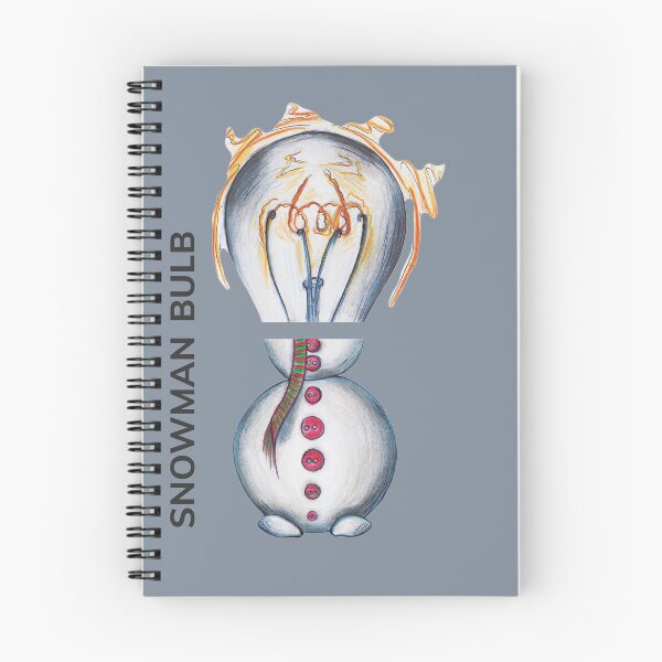Item preview, SNOWMAN BULB by FrankenDuo steel grey designed and sold by FrankenDuo.