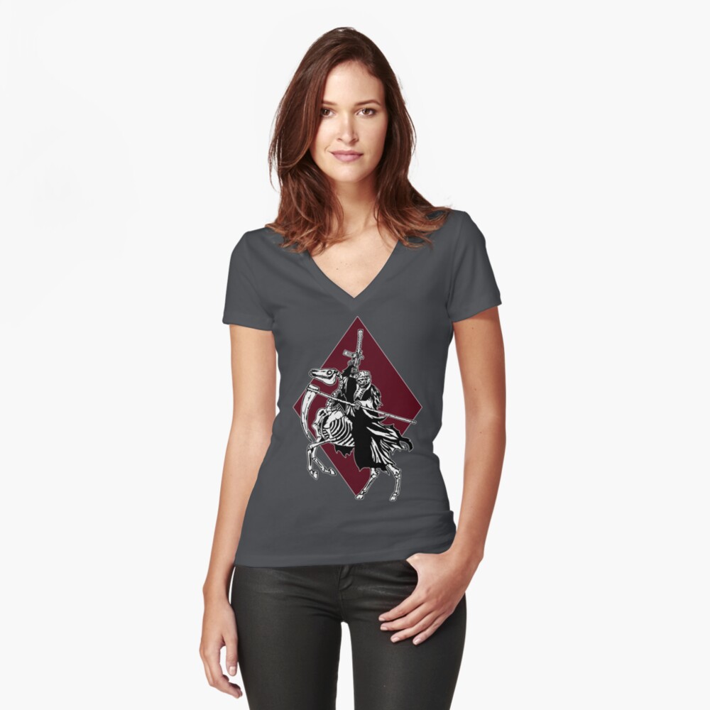 Item preview, Fitted V-Neck T-Shirt designed and sold by Ally-Artwork.