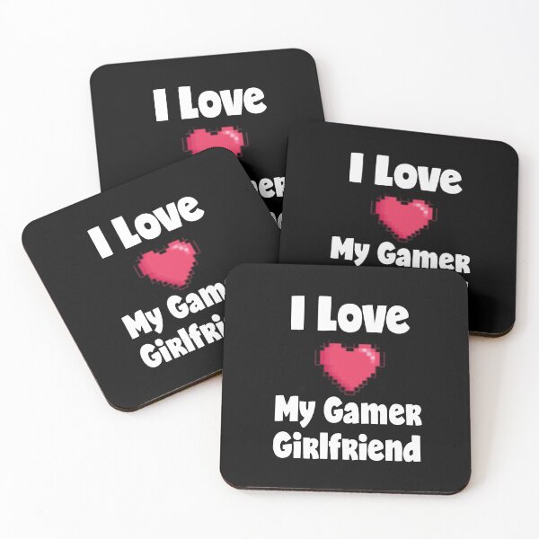 Item preview, I love my gamer girlfriend valentines day designed and sold by Dream Imagine Create ..