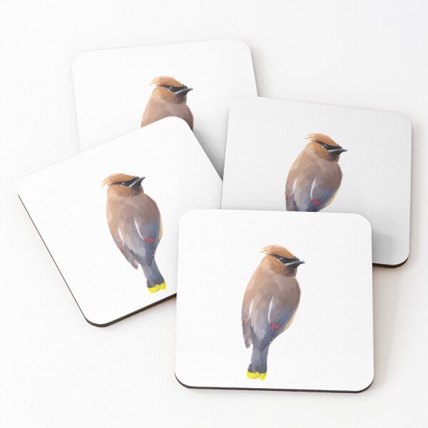Item preview, Cedar Waxwing Bird Art designed and sold by Jennifer Ackerman.