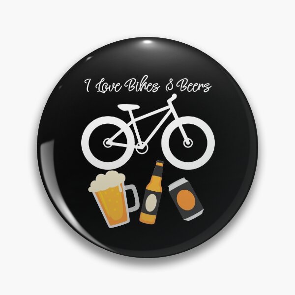 Item preview, I Love Bikes and Beer Mountain Bike Bicycle Cycling designed and sold by OneMTB.