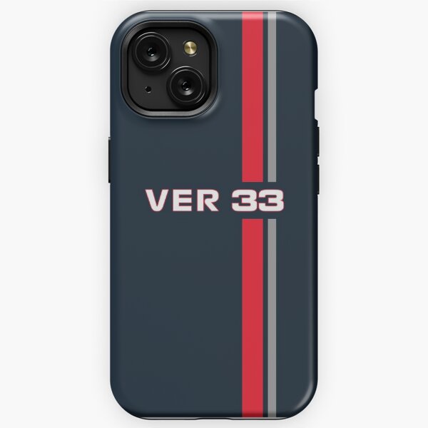 F1 Verstappen 33 Voiture de Formule1 Red Bull Racing 2021 Coque antichoc iPhone