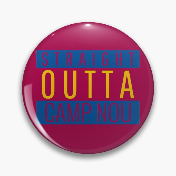 Item preview, Straight Outta Camp Nou Barcelona Football designed and sold by ricknosis.