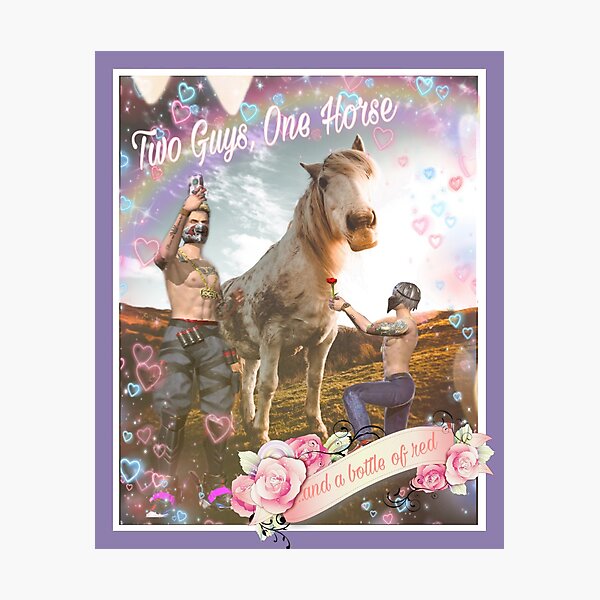 Horse And Wine Wall Art for Sale | Redbubble