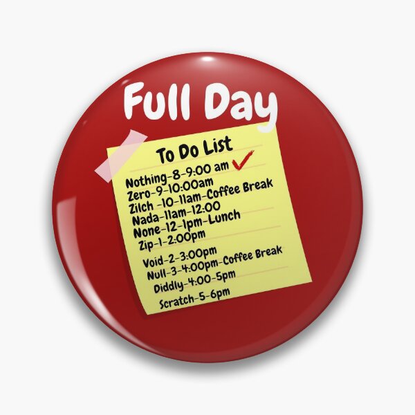 Item preview, Busy Doing Nothing To Do List designed and sold by Freestylist.