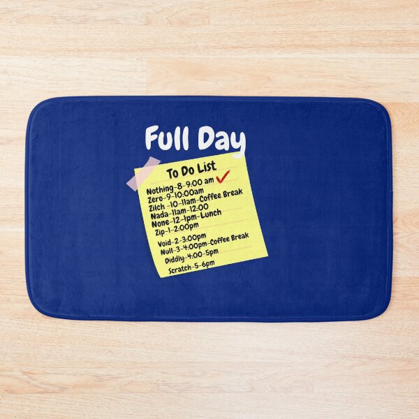 Item preview, Busy Doing Nothing To Do List designed and sold by Freestylist.