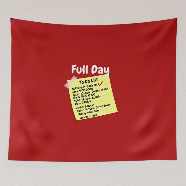Item preview, Busy Doing Nothing To Do List designed and sold by Freestylist.