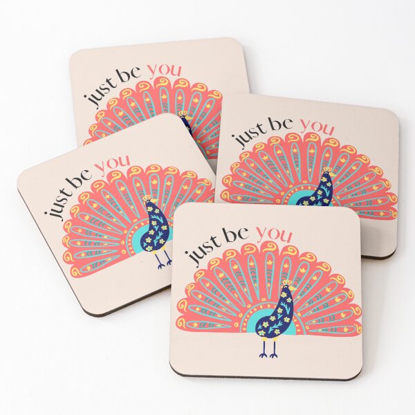 Item preview, just be you be unique colorful peacock designed and sold by TheWaterBirds.
