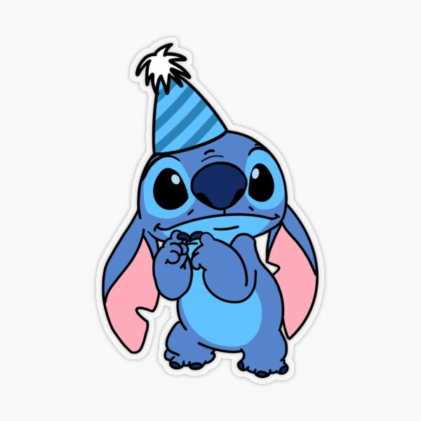 Stitch Straw Topper Birthday Celebration Party Hat 