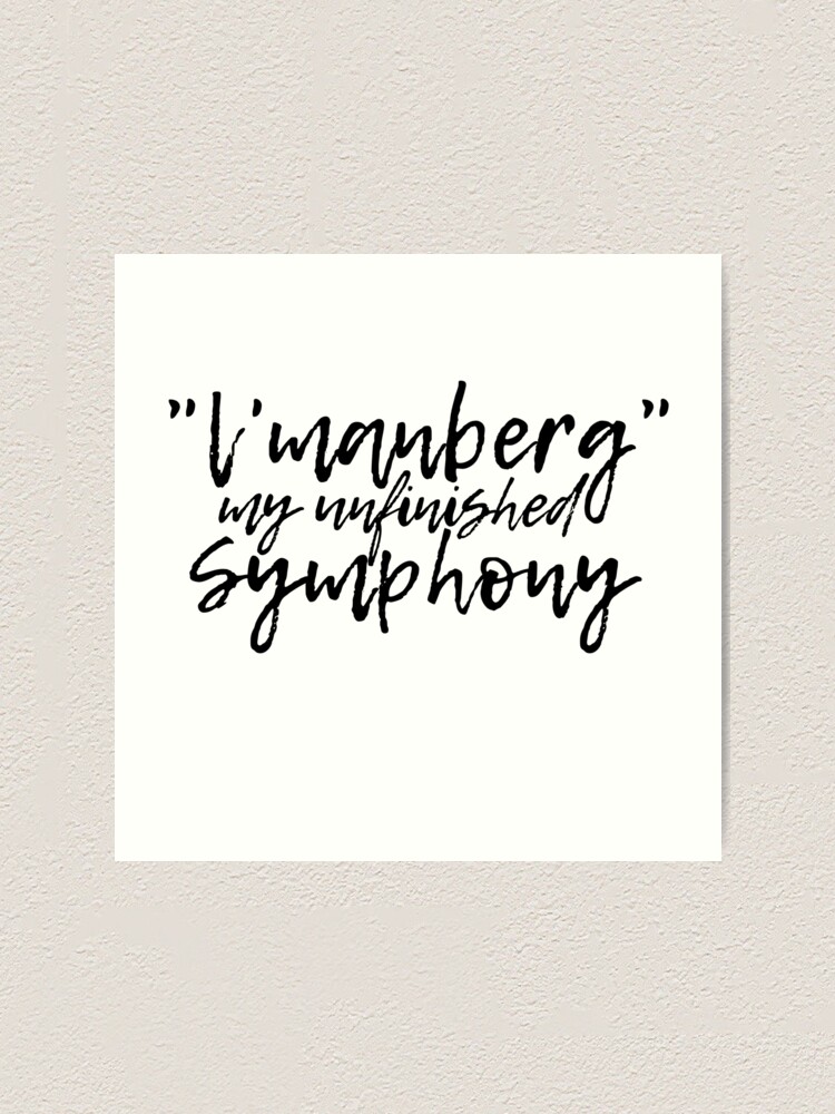 ""L'Manberg, My Unfinished Symphony" (Dream SMP)" Art Print for Sale by