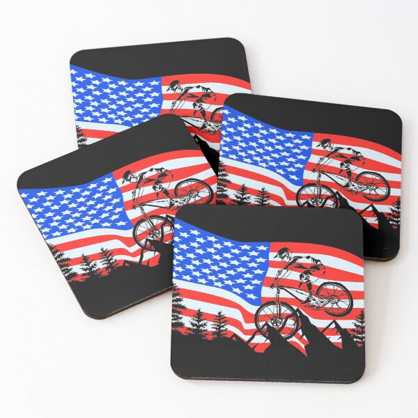 Item preview, American Flag Mountain Bike designed and sold by OneMTB.