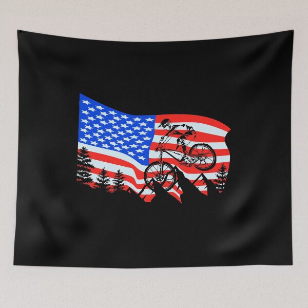 Item preview, American Flag Mountain Bike designed and sold by OneMTB.