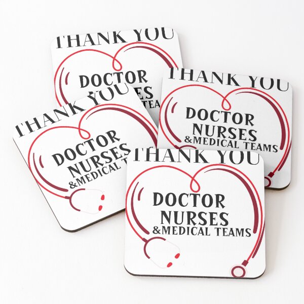 Item preview, THANK YOU DOCTOR AND NURSES AND MEDICAL TEAMS designed and sold by Toonify4U.