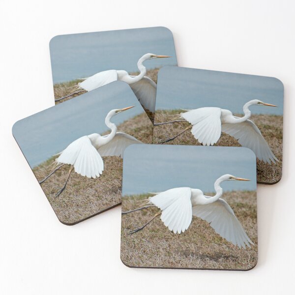 Item preview, WADER ~ Great Egret MC3H59W5 by David Irwin 06012021 designed and sold by tasmanianartist.