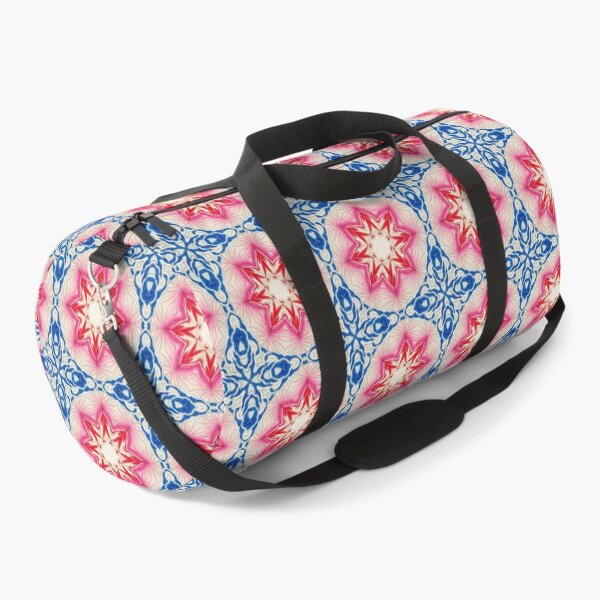 Item preview, Pinkstar Brilliance Burst Pattern Design - Dark Slate Blue - Pale Violet Red - Crimson - Wheat designed and sold by MclaughlinGifts.