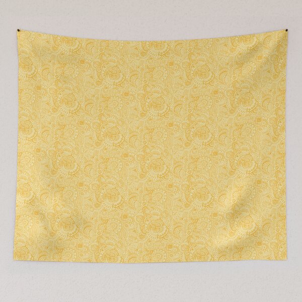 Item preview, Yellow zen doodle designed and sold by lisahiselius.