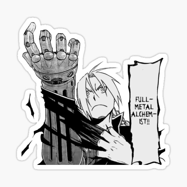 Fullmetal Alchemist brotherhood Anime Car Window Decal Sticker E002