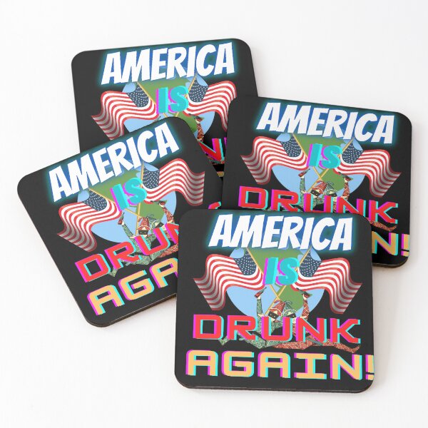 Item preview, America is drunk again! designed and sold by Viktor Kabbach.