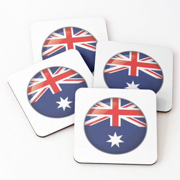 Artikelvorschau, Symbol, das die runde Flagge Australiens darstellt. Ideal für Kataloge institutioneller Materialien und Geografie entworfen und verkauft von LucianoCosmo.
