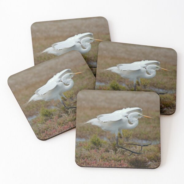 Item preview, WADER ~ Great Egret Z4AHP8CG by David Irwin 06012021 designed and sold by tasmanianartist.