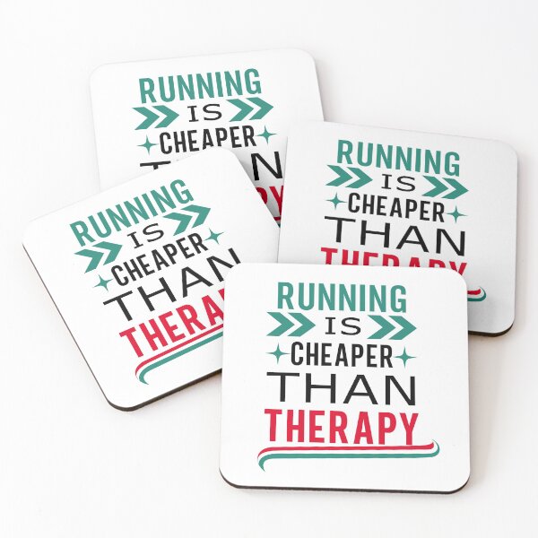 Item preview, running is cheaper than therapy designed and sold by Artsy Aura ⭐⭐⭐⭐⭐  .
