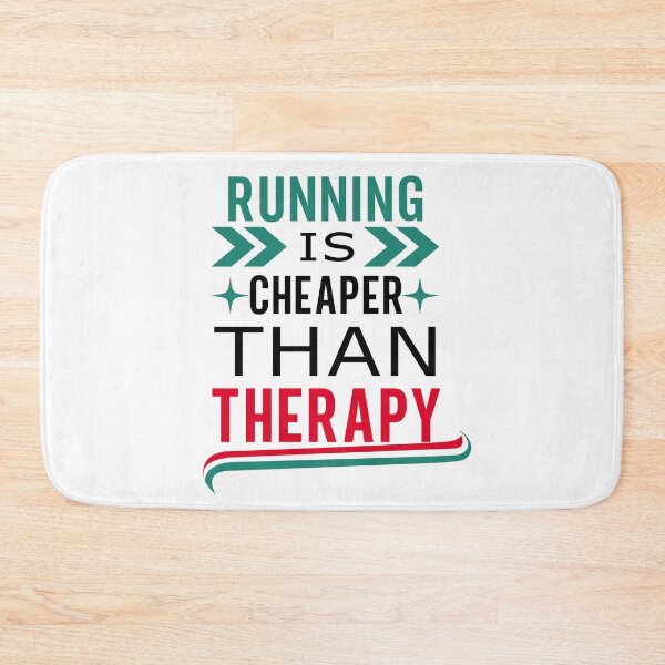 Item preview, running is cheaper than therapy designed and sold by Artsy Aura ⭐⭐⭐⭐⭐  .