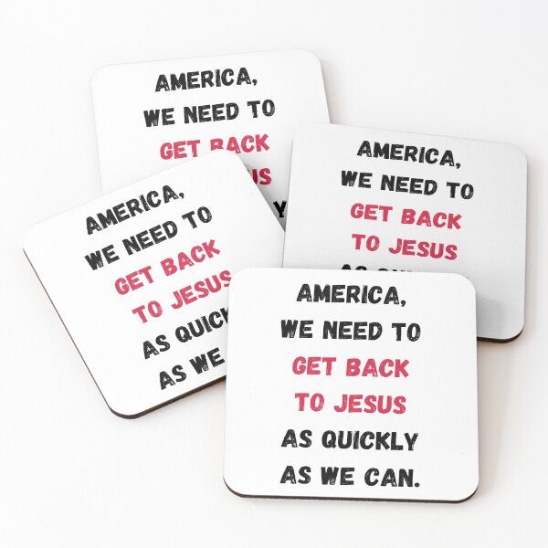 Item preview, America We Need To Get Back To Jesus As Quickly As We Can t-shirt designed and sold by Calebchc.